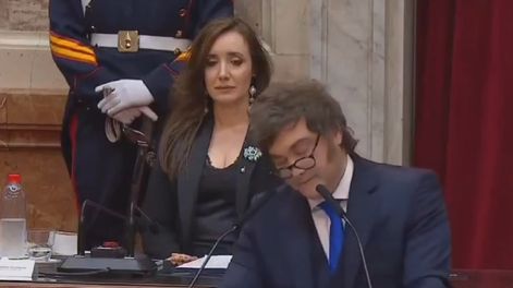 Asamblea Legislativa 2026: el gesto de Javier Milei dirigido a Victoria Villarruel que se hizo viral