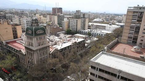 Vista aérea de la Ciudad de Mendoza - Archivo / Los Andes
