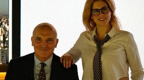 Lilia Lemoine junto a José Luis Espert