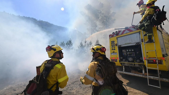 Incendios en la Patagonia.