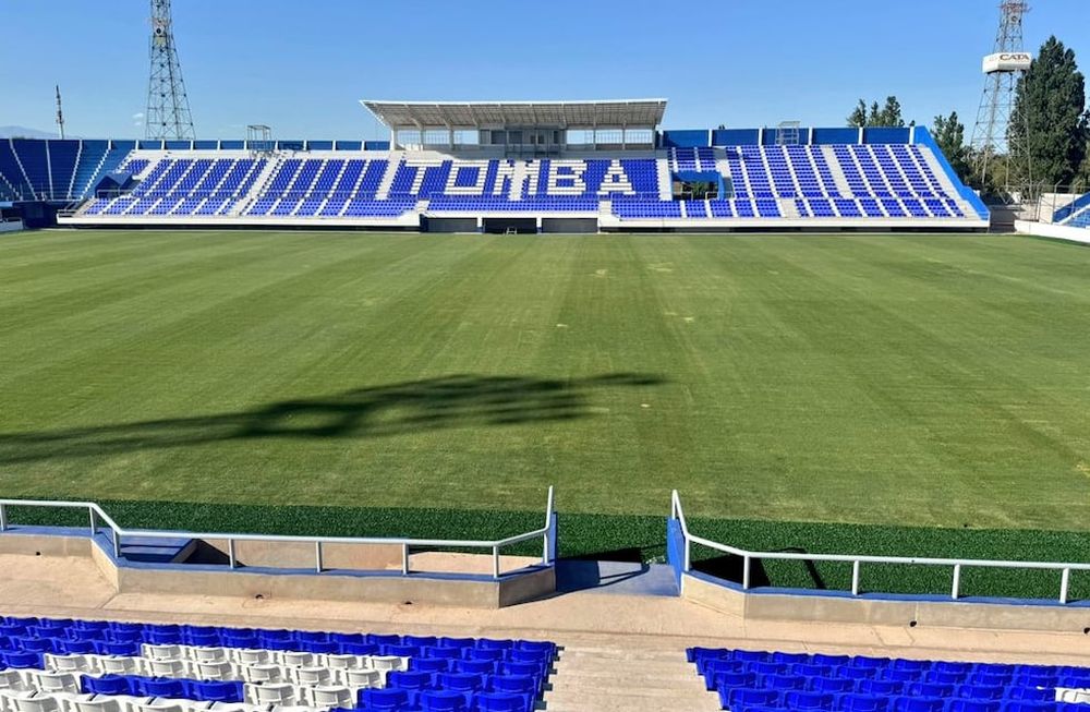 Las obras del Estadio Feliciano Gambarte de Godoy Cruz, siguen avanzando y el mundo tombino sueña con la vuelta a casa.
