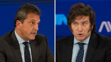Los Andes | Qué fue el plan Bonex y por qué Massa acusó a Milei de querer implementarlo (Fotos: Clarín)