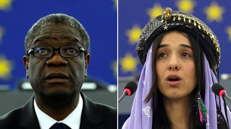 Premio Nobel de la Paz para dos víctimas y héroes de la lucha contra la violencia sexual