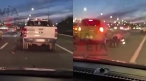 Locura al volante: huyó de un control de alcoholemia y arrastró a un policía.