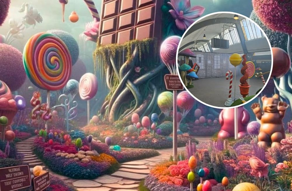 El evento inmersivo que prometía traer al mundo real el fantástico mundo creado por el escritor Roald Dahl en 1964, resultó ser un completo fiasco. Foto: Redes Sociales / X.