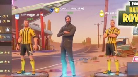 #Fortnite: la moda de los clubes para presentar a sus refuerzos