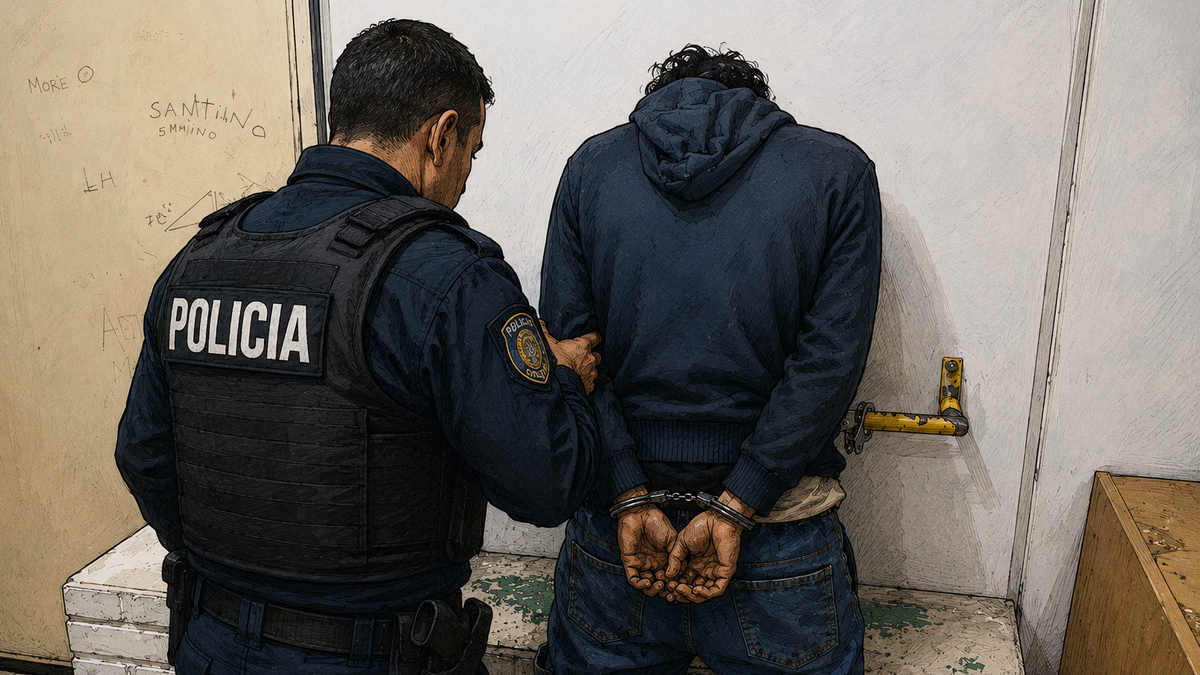 Asaltó una heladería, tomó de rehén a una empleada armado co