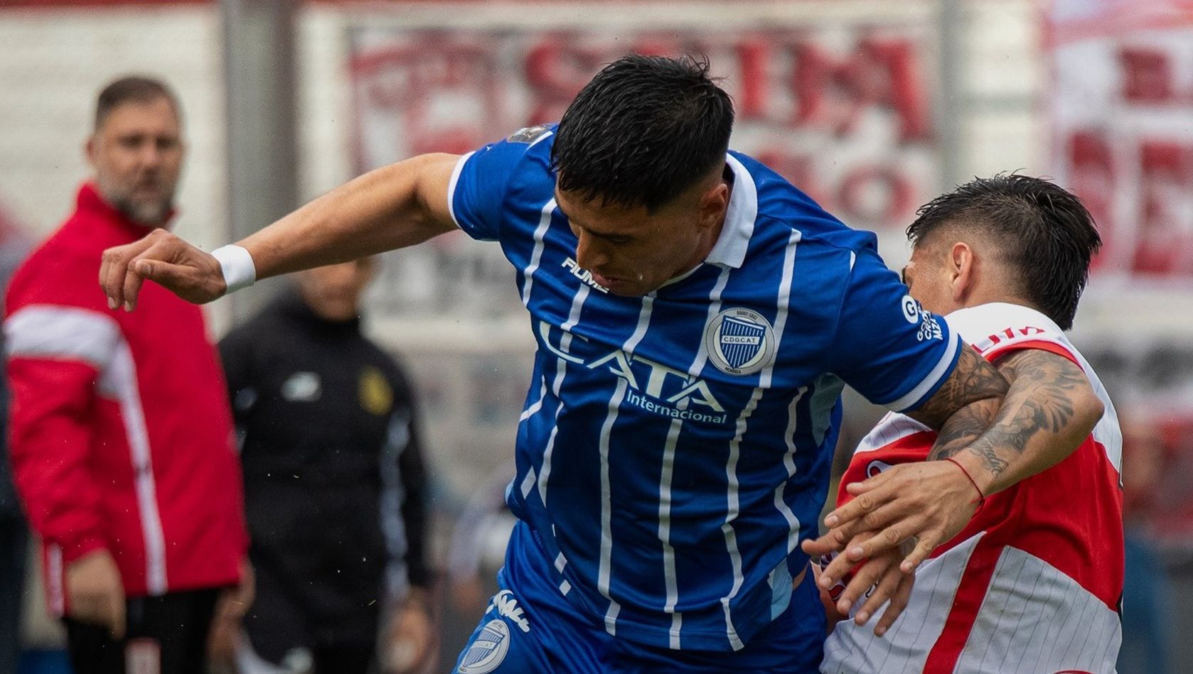 Por la fecha 30 de la Primera Nacional, Godoy Cruz vistia a Deportivo Morón.&nbsp;