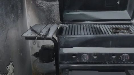 El accidente ocurrió en el barrio La Perla  - Foto Crónica