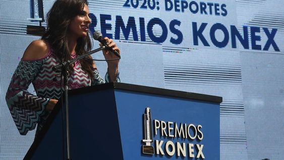 Gabriela Sabatini durante la entrega de premios Konex. / Télam Gabriela Sabatini durante la entrega de premios Konex. / Télam