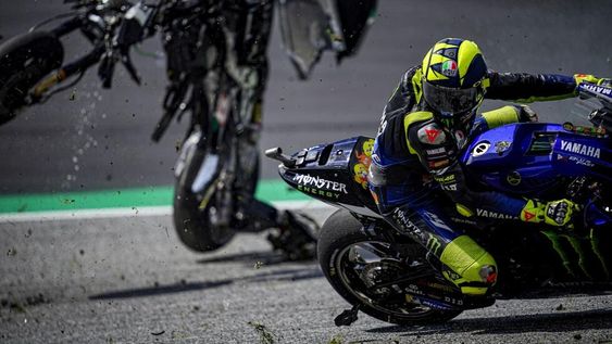 Rossi y una reflexión sobre el impactante accidente del MotoGP
