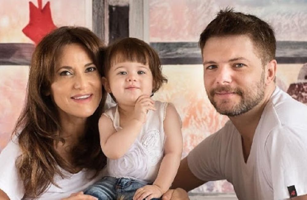María Fernanda Callejón y su familia.