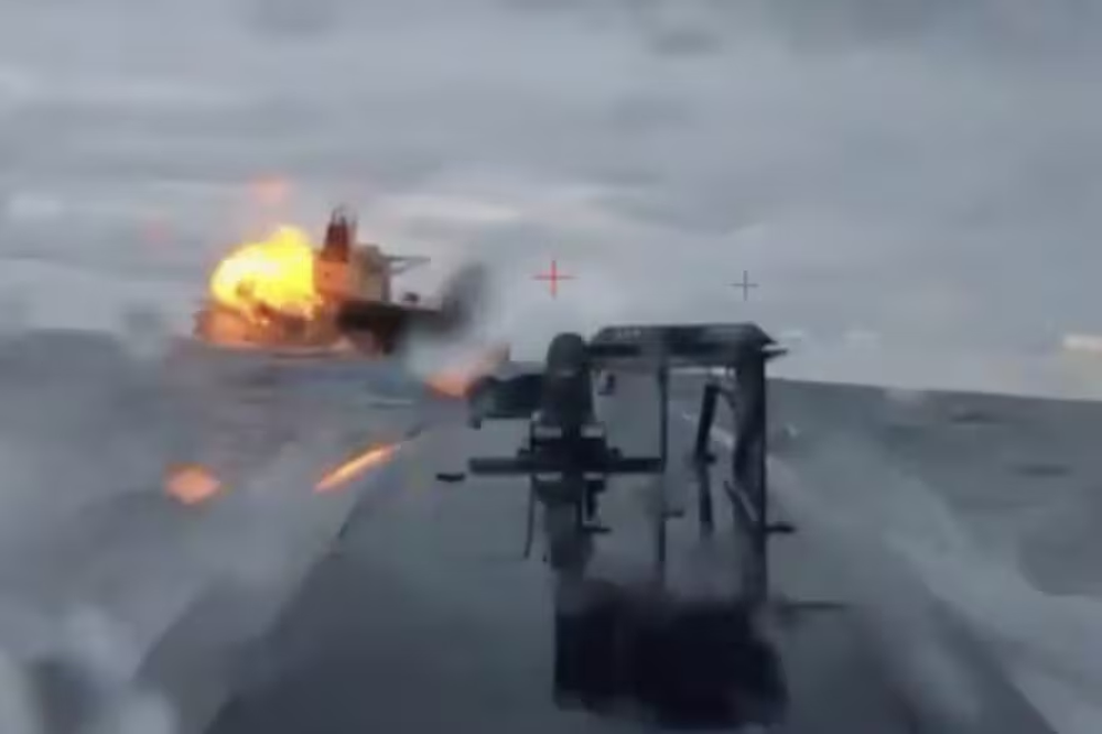 El petrolero ruso Dashan fue atacado por drones navales ucranianos.