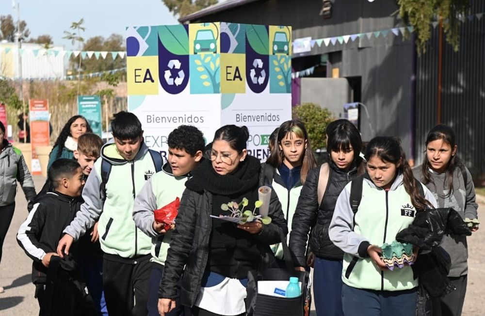 Apertura de la Expo Ambiental en Godoy Cruz.