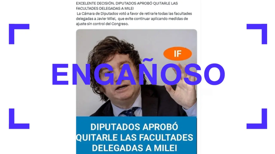 La Cámara de Diputados no votó eliminar las facultades delegadas por el Congreso al gobierno, sí decretos La Cámara de Diputados no votó eliminar las facultades delegadas por el Congreso al gobierno, sí decretos