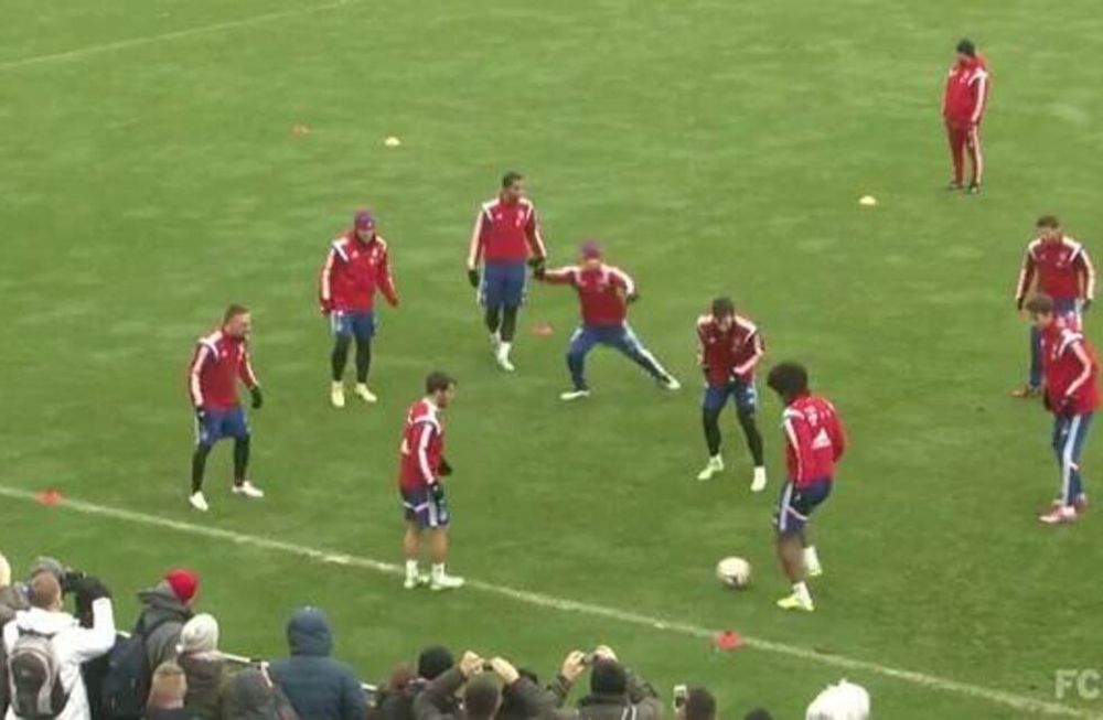 Toque, toque: mirá el espectacular loco del Bayern Munich