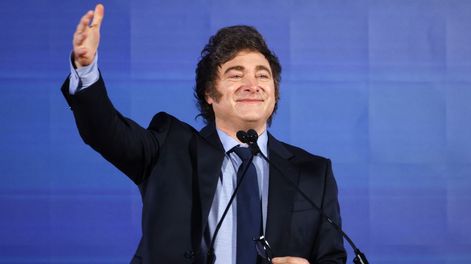 Javier Milei celebró la aprobación del acuerdo en Casa Rosada.