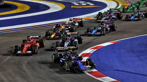 Los Andes | El piloto argentino de Fórmula 1, Franco Colapinto, en el Gran Premio de Singapur. Foto @WilliamsRacing