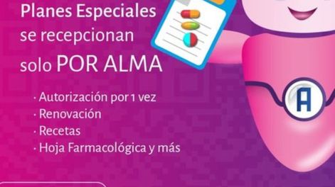 Los Andes | El área de Planes Especiales atiende gestiones del afiliado solo por Alma enviando un mensaje al 261-2058800 brindando una gestión rápida y de fácil acceso.