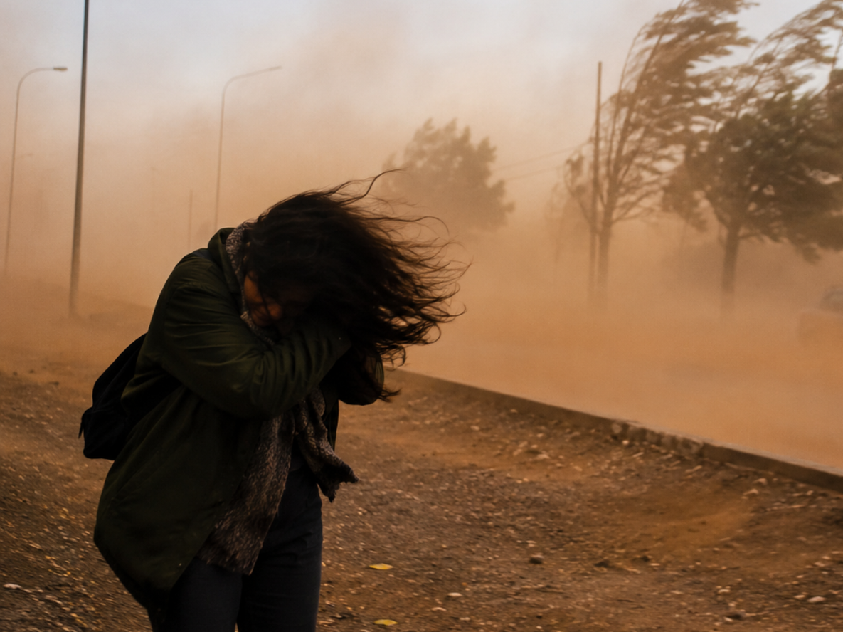 Estos serán los departamentos afectados por el viento.&nbsp;