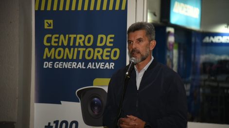 Ulpiano Suarez participó de la inauguración del Centro de Monitoreo Conjunto de Seguridad en General Alvear