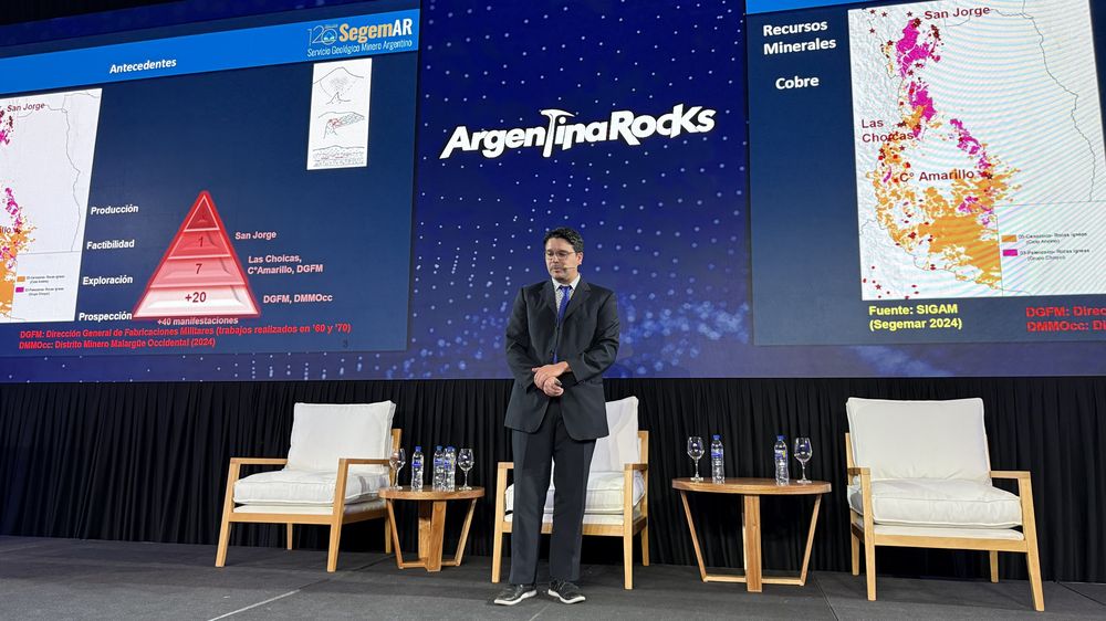Julián Facundo Cecenarro, geólogo especialista de SEGEMAR, analizó los recursos minerales y las condiciones geológicas de Mendoza.
