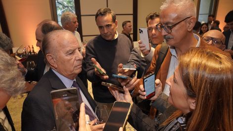 Alejandro Bulgheroni durantela presentación de sus vinos y bodegas en Buenos Aires.&nbsp;