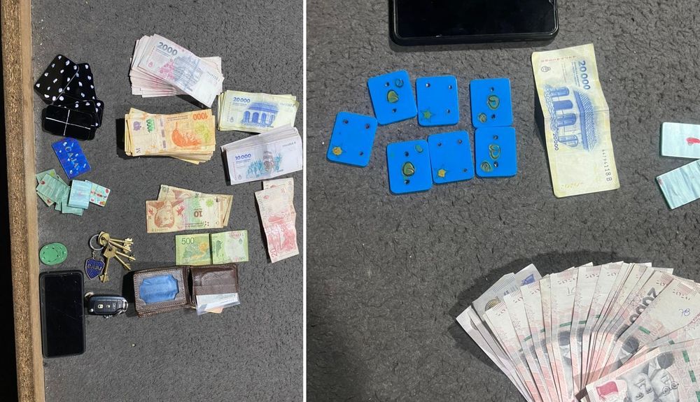 El casino clandestino desarticulado en Las Heras: 22 detenidos y más de $14 millones