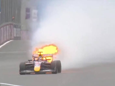 Durante la primera práctica en el circuito de Melbourne, Austraia, el italo-argentino sufrió la rotura del motor.