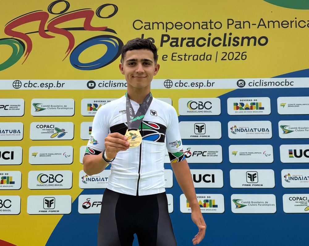 El ciclista mendocino brilla en el Campeonato Parapanamericano y se consolida como una de las grandes figuras de la Selección Argentina.