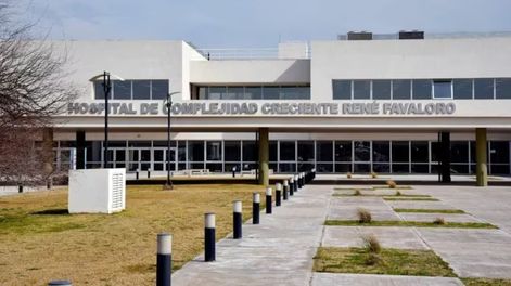 La beba ingresó a la guardia del hospital con lesiones.