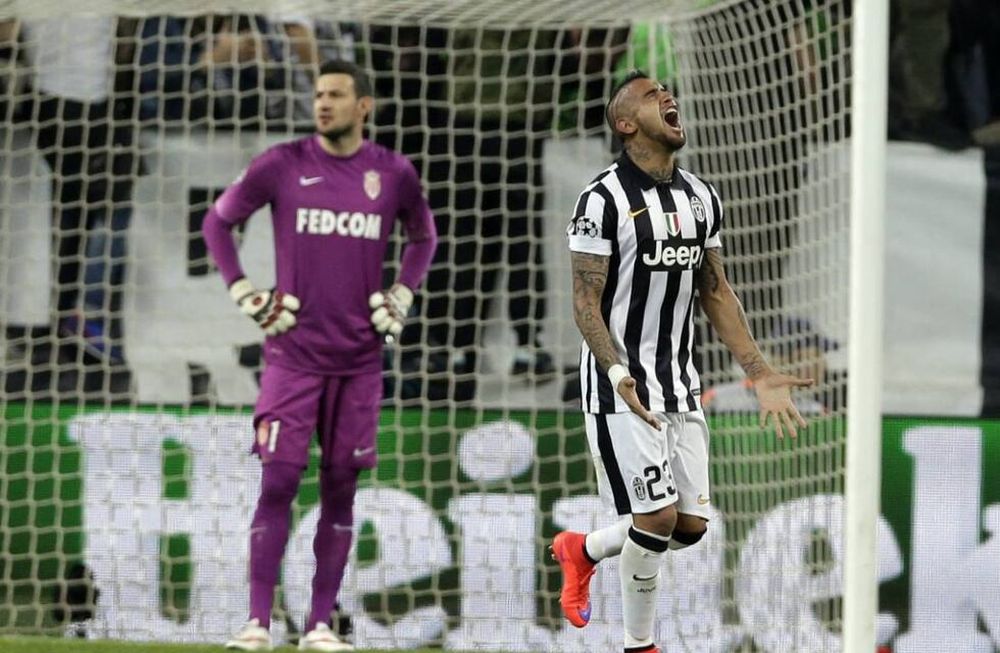 En Turín, la Juve de Tevez venció al Mónaco en la ida de los cuartos