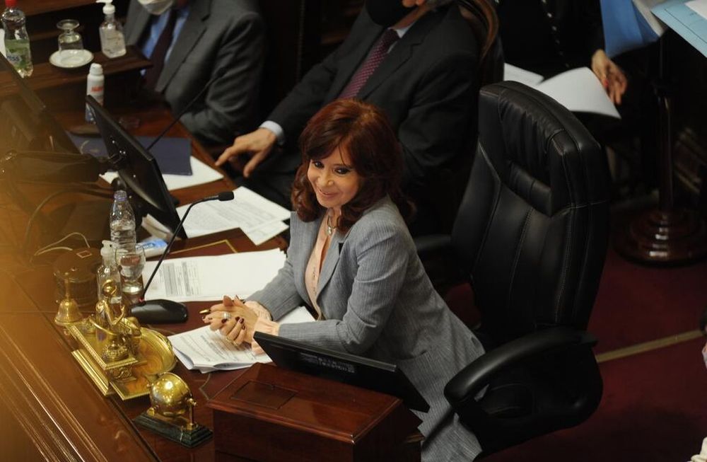 Se inició la sesión especial en el senado para debatir la reforma judicial y CFK se puso picante con el senador Esteban Bullrich. Federico López Claro / Corresponsalía.