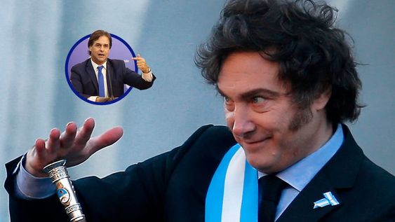 Lacalle Pou cruzó a Javier Milei por su ausencia en el Mercosur.