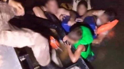 Se salvaron siete personas con la ayuda de un heladerita - Gentileza