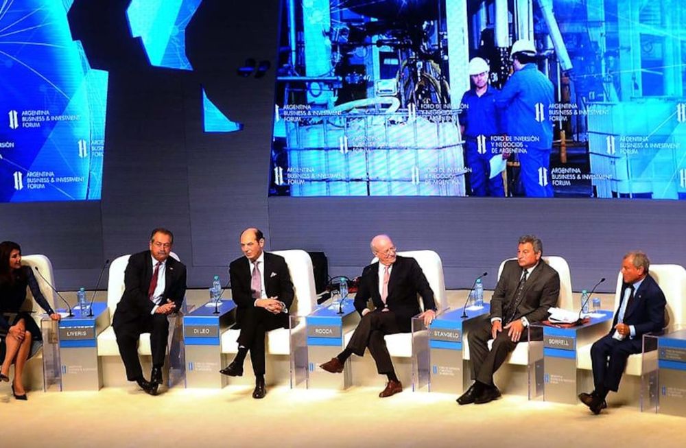 1° Foro de Inversiones y Negocios en Argentina, que con la participación de más de 1900 líderes de empresas de 65 países, se lleva a cabo en el Centro Cultural Kirchner (Télam).
