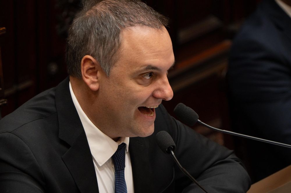 El jefe de Gabinete, Manuel Adorni, en el Congreso. (archivo)