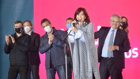 Cierre de campaña de Frente de todosCristina kirchnerAlberto Fernández maximosergio massa