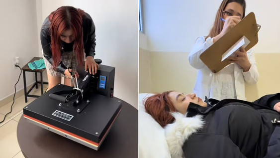 Una emprendedora quiso mostrar su última adquisición en las redes y terminó en el hospital.