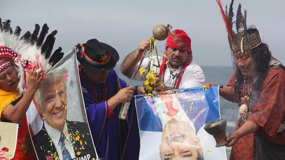 Los chamanes que anunciaron la caída de Maduro, adelantaron una enfermedad grave de Trump.