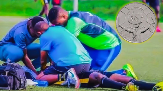 Un jugador de fútbol de Burundí muere tras tragarse una moneda de la suerte en pleno partido.