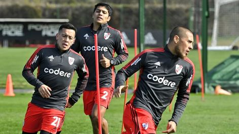 Esequiel Barco sería títular el próximo domingo en River Plate. / Gentileza.