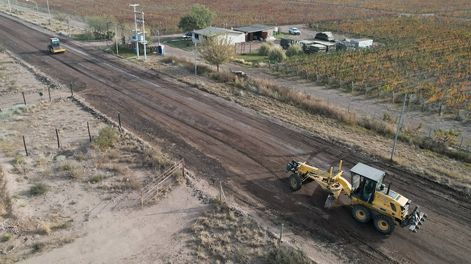 Vialidad Mendoza comenzó la construcción de un puente y un nuevo tramo de camino sobre la Ruta Provincial 14