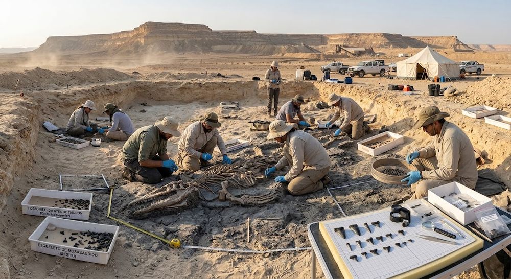 desierto egipto fósiles tiburones