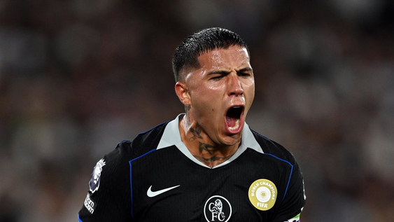 Gardelito y su primer gol de la temporada con el Chelsea.
