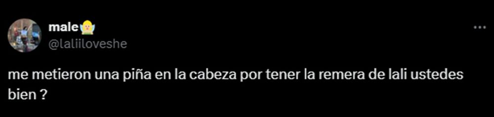 Malena, una joven fan de Lali, compartió en su cuenta de Twitter un mensaje que rápidamente se viralizó: 