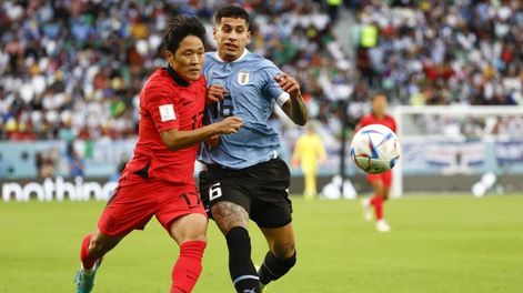Uruguay y Corea se miden por el Grupo H