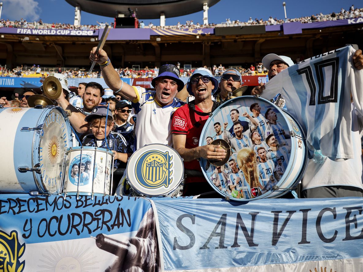 La canción que acompaña a la Selección Argentina.