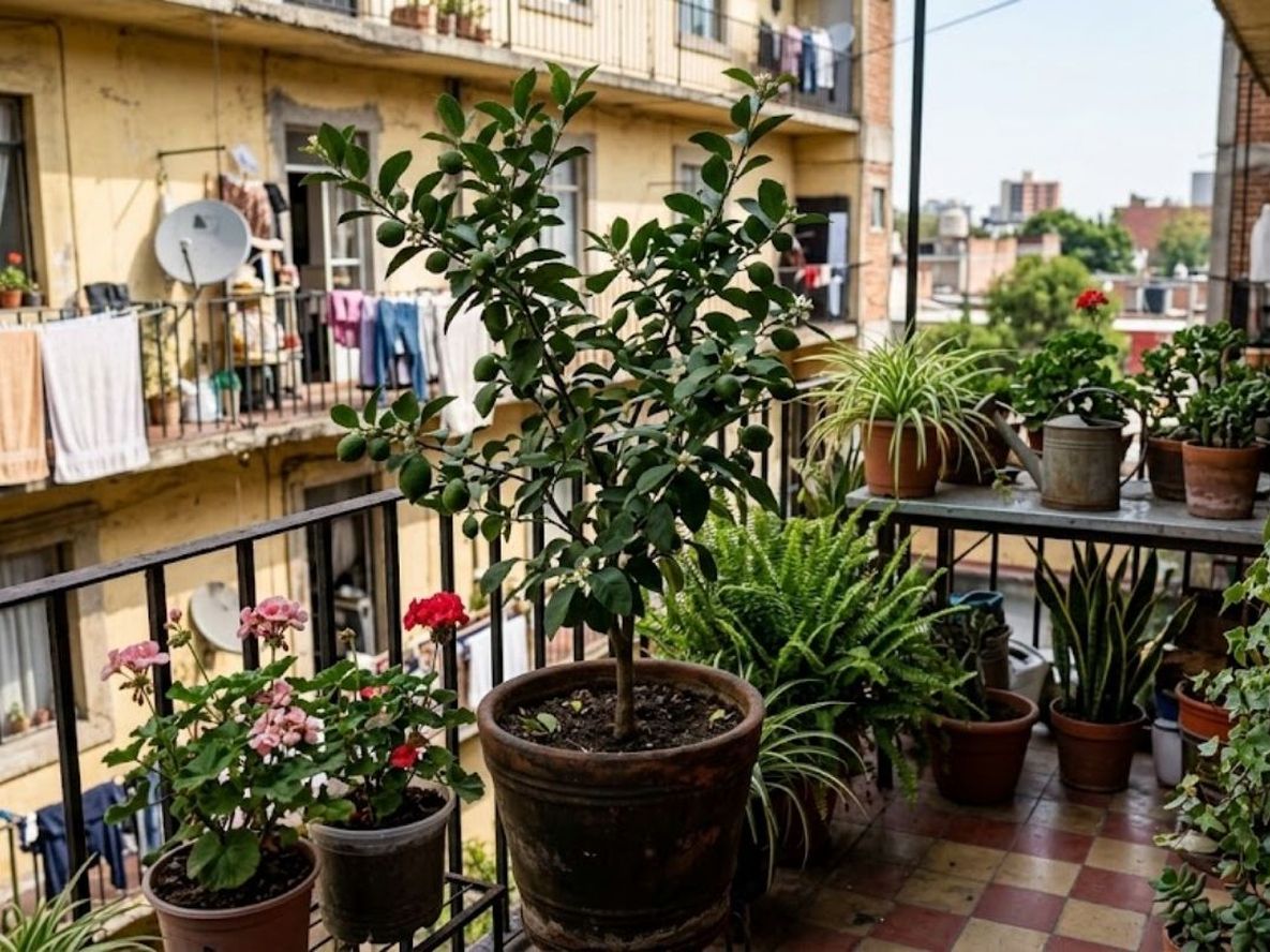El árbol puede medir hasta dos metros y crece durante las cuatro estaciones del año.