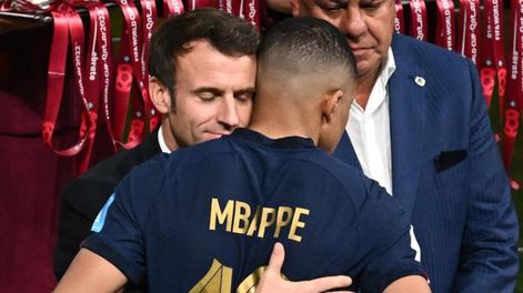 Emmanuel Macron habló del futuro de Mbappé